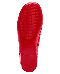 Madden Girl Women's Safron Caged Jelly Mary-Jane Slip-On Flats