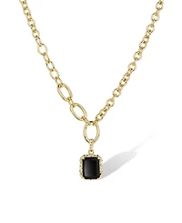 Retro Chic Agate Lava Necklace