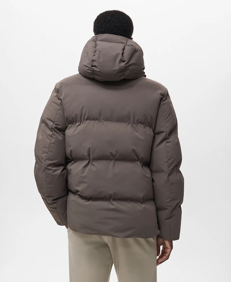 Mango Men's Thermoregulating Waterproof Padded Anorak