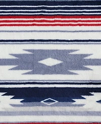 Wrangler Americana Printed Ultra Soft Plush Fleece Throw, 50" x 70"