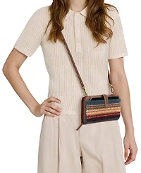 The Sak Iris Crochet Smartphone Convertible Crossbody Wallet