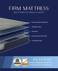 Restonic HealthRest Bliss 12" Luxury Firm Mattress in a Box