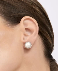 Freshwater Pearl Halo Earrings