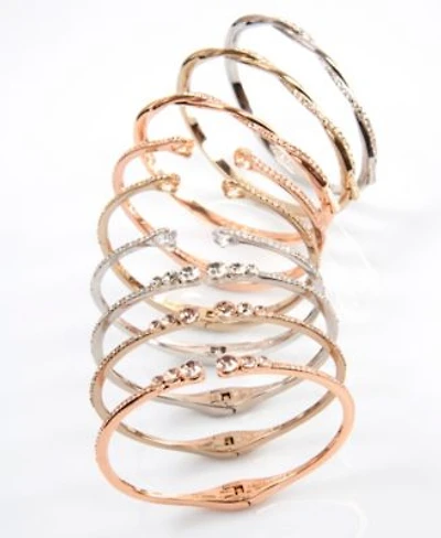 Givenchy Pave Metal Tone Bracelet