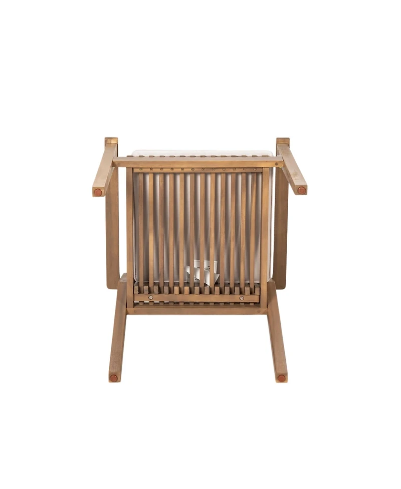 Streamdale Furniture Acacia Wood Patio Dining Chairs