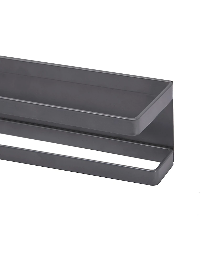 Household Essentials Metal Magnetic Paper Towel Holder, Grey