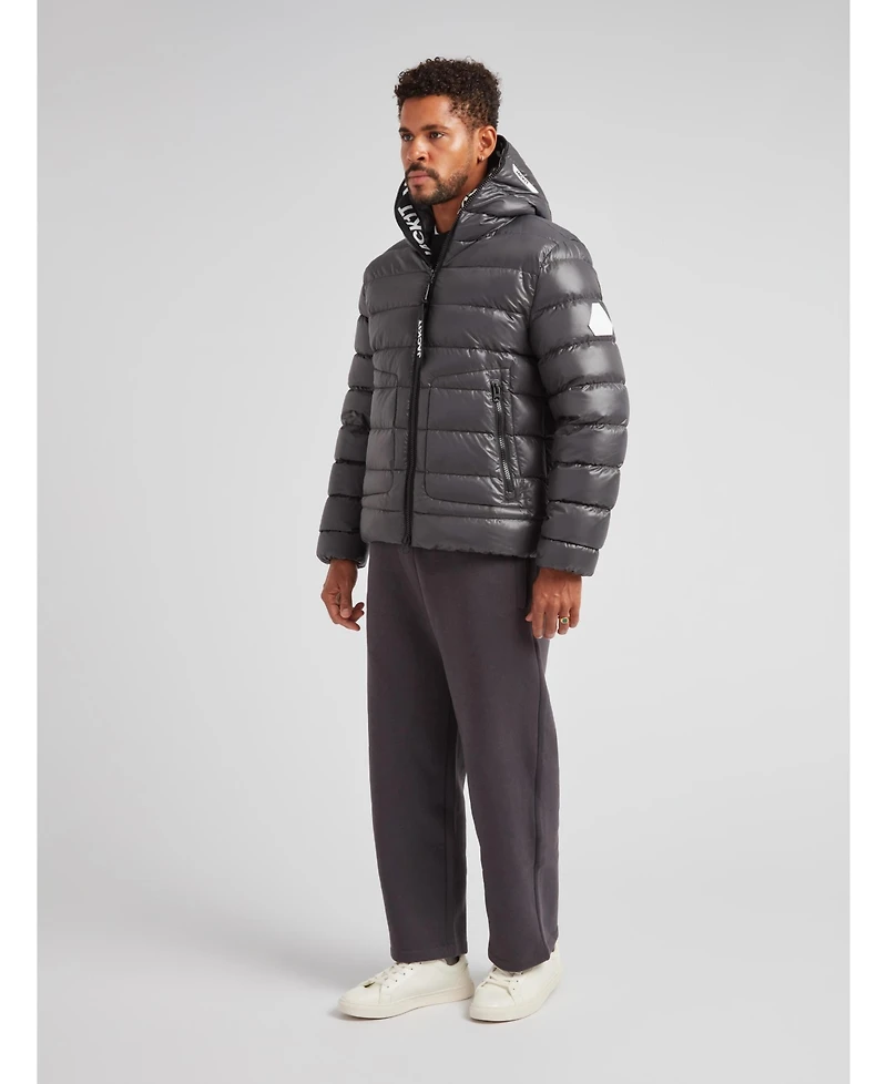 JACK1T Men's R4D Tramline Hooded Puffer Jacket