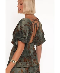 Petal and Pup Women's Wendi Ruffle Dress.