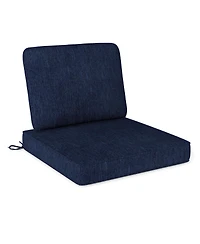 Set of 4 Outdoor Patio Cushion Set with Removable Covers