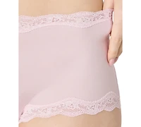 Maidenform Women's Everyday Pretty Lace Mid Rise Boyshort Panty