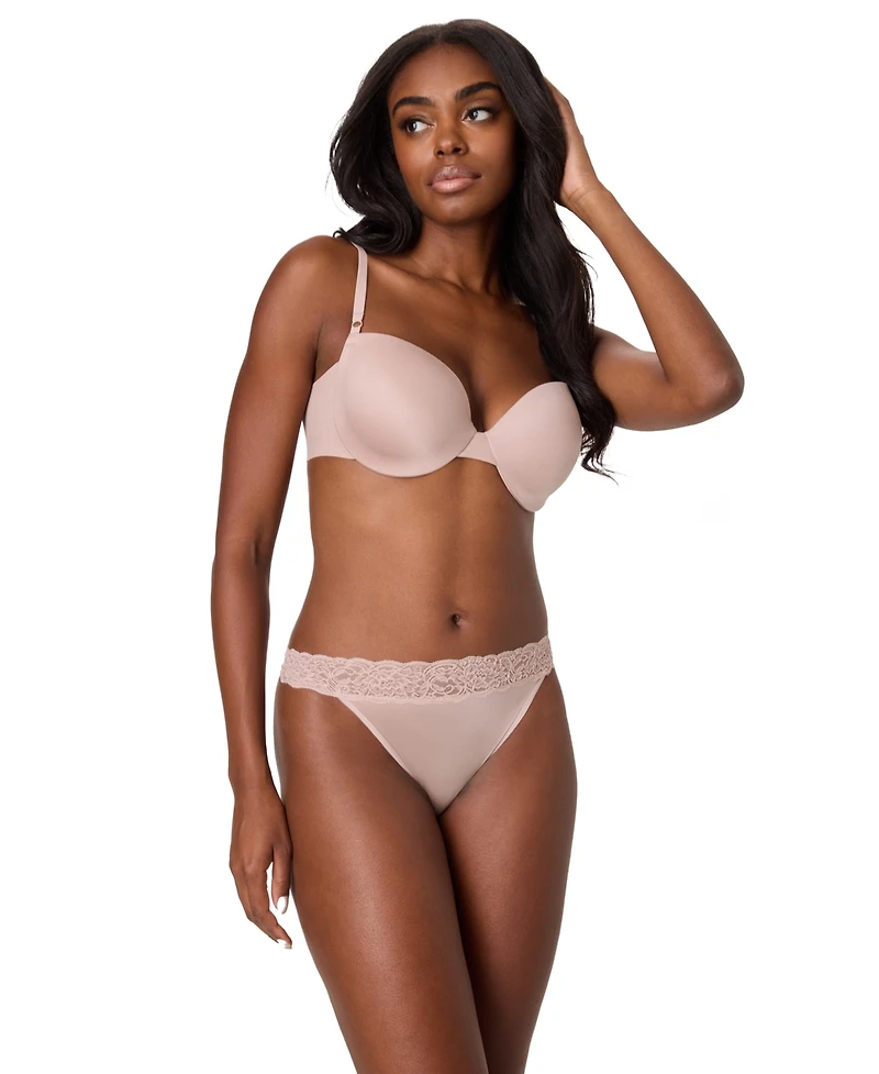 Maidenform Women's Everyday Pretty Lace Thong Panty
