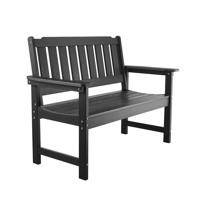 Slickblue 800 lbs Weight Limit Durable Outdoor Plastic Bench