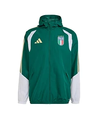 Adidas Men's Green Italy National Team Fifa x World Cup 2026 Tiro All Weather Full-Zip Jacket