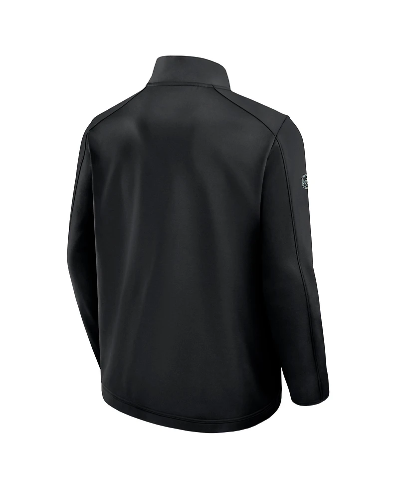 Men's Black Carolina Hurricanes Authentic Pro Rink Full-Zip Jacket