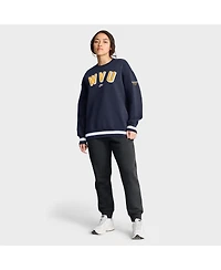 Women's Navy West Virginia Mountaineers Oversized Legacy Phoenix Sweatshirt
