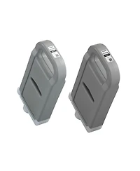 Canon Pfi-2700 700ml Matte Black and Pfi-3700 Photo Black Pigment Ink Tank Bundle