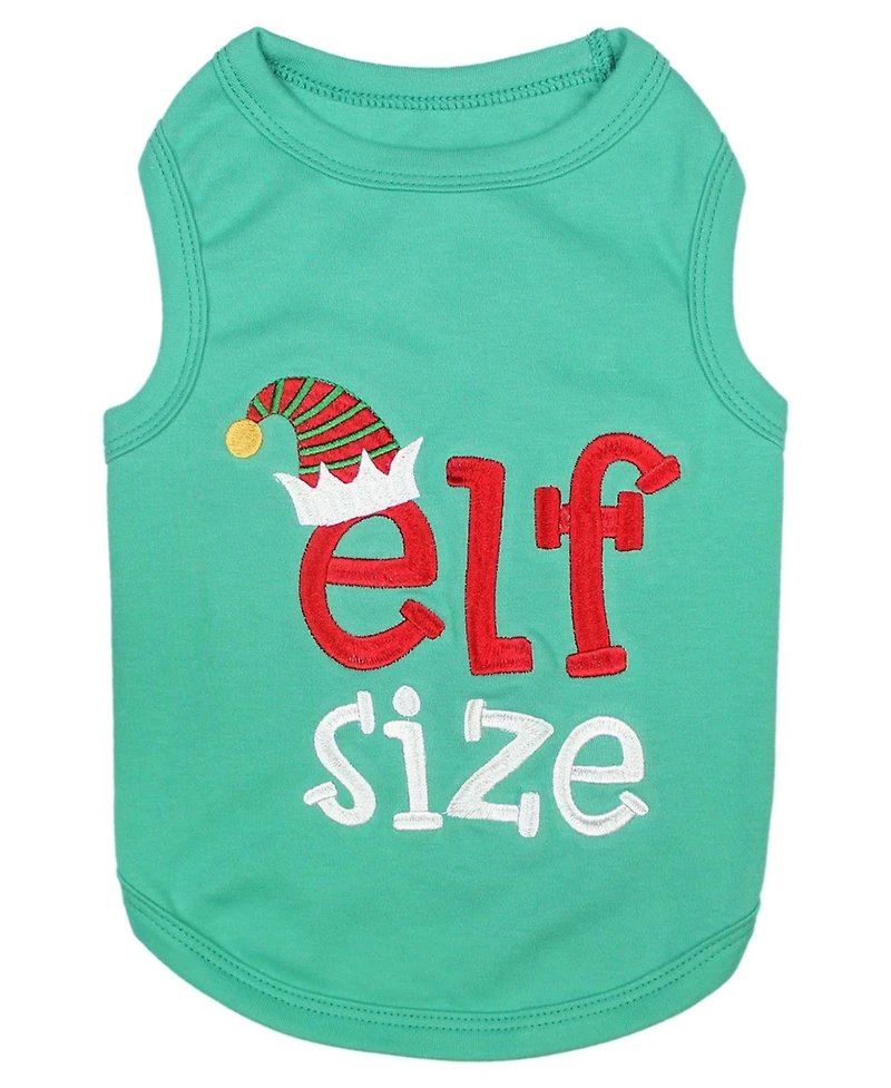 Parisian Pet Elf Size Holiday Dog T-Shirt