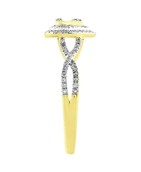 Macy's White Baguette Diamond Ring (1/3 ct. t.w.) in 10k Yellow Gold