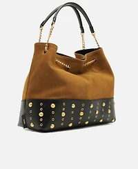 Arezzo Dallas Large Leather Hobo Bag
