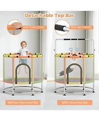 Gymax 6-in-1 Kids Trampoline Combo 55'' Toddler Play Activity Center w/Hammock