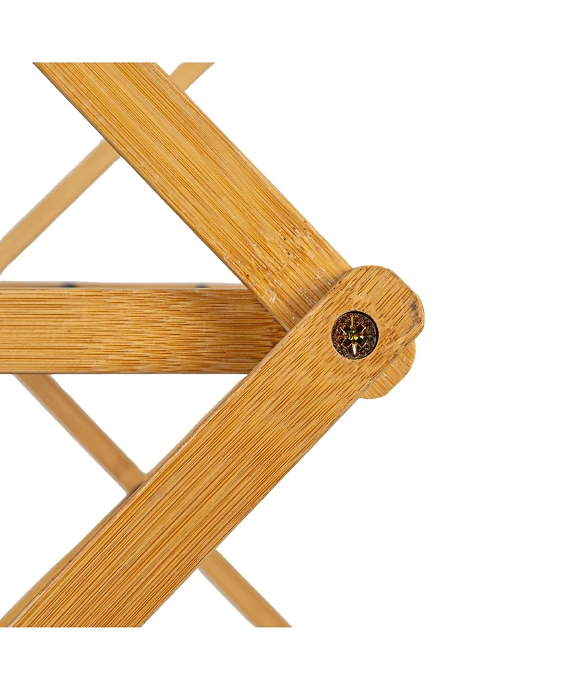 Household Essentials Folding Clothes Drying Rack, with 14 Coated Metal Dowels, Black