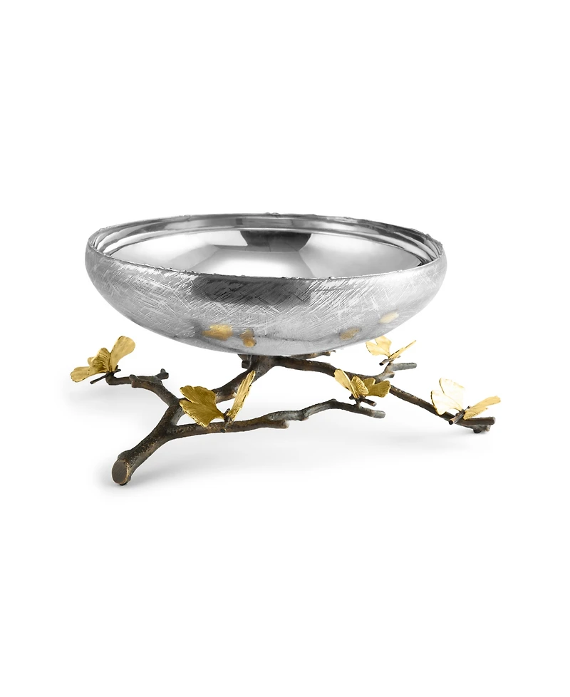 Michael Aram Butterfly Ginkgo Medium Footed Centerpiece Bowl