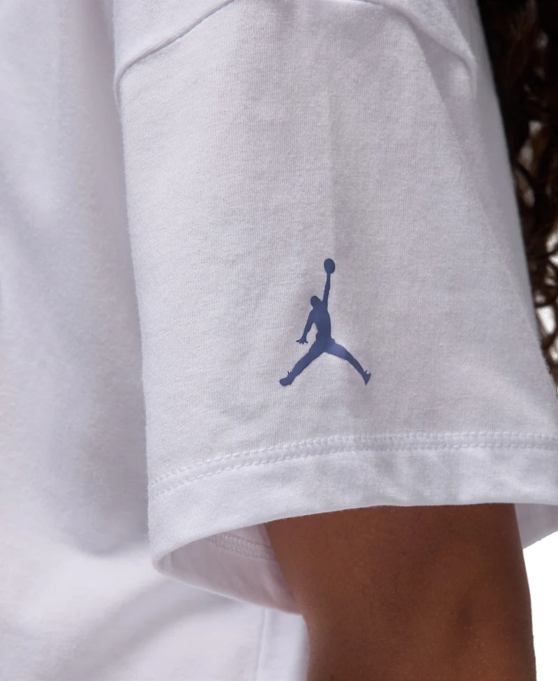 Jordan Big Girls 23 Flowers Short sleeve T-Shirt