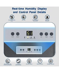 Cowsar Commercial Dehumidifier 190 Pint,with Drain Pump and Hose,for Basement,Factory,Shopping Malls,Continuous Drainage,Automatic Defrost