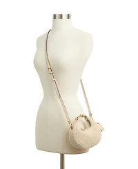 Coach Jonie Shearling Mini Crossbody Bag