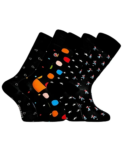 Love Sock Company Men's Pinehurst Bundle Socks, 5-Pack