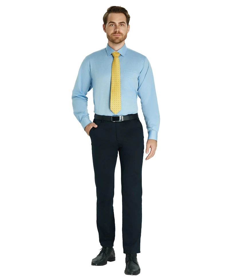 Club Room Men's Pinpoint Solid Dress Shirt, Macy's Exclusive