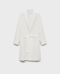 Mango Women's Embroidery Detail Cotton Gown