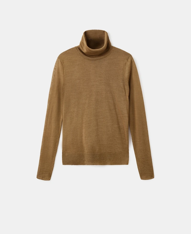 Mango Women's Wool-Blend Turtleneck Sweater