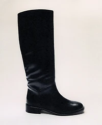 Mango Women's Leather High Boots