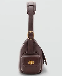 Mango Women's Pockets Shoulder Bag