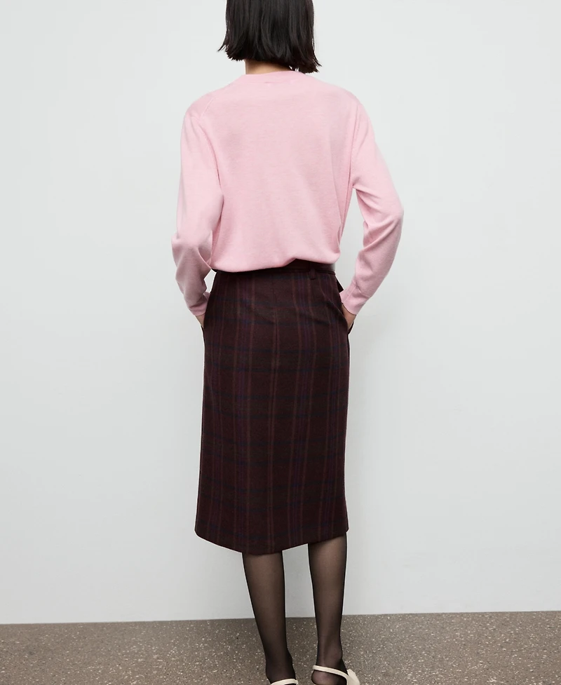 Mango Women's V-Neck Knit Sweater