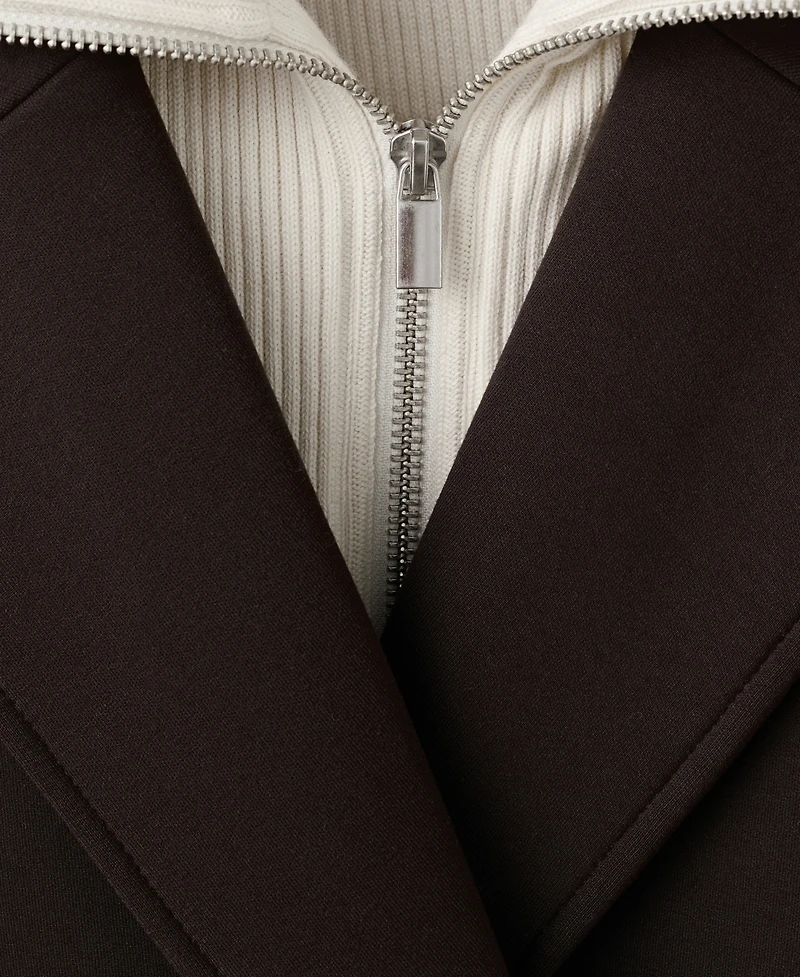 Mango Women's Long Combined Coat