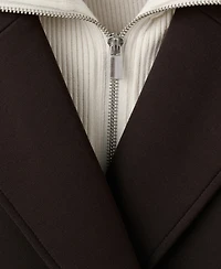 Mango Women's Long Combined Coat