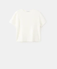 Mango Women's Short-Sleeved Sequin Sweater