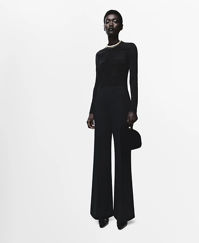 Mango Women's Combined Ruched Jumpsuit