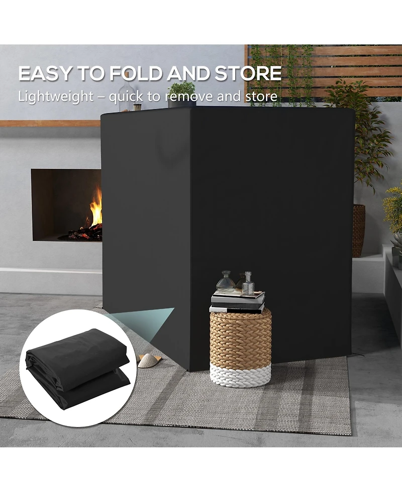 Outsunny 3-Seater Patio Swing Cover, Chair Cover