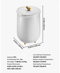 Ecooso Towel Warmers for Bathroom, Towel Warmer Bucket Auto Shut Off for Spa Fits up to 3 Oversized Bath Towels, Blankets, Clothes, Bathrobes