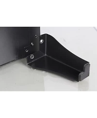 Flynama 24 inch three sided glass electric fireplace with feet