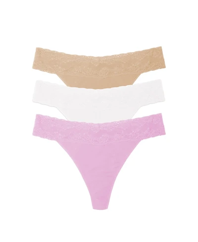 Natori Women's Bliss Perfection One Thong 3-Pack