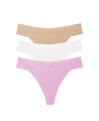 Natori Women's Bliss Perfection One Thong 3-Pack