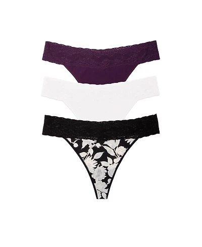 Natori Women's Bliss Perfection One Thong 3-Pack