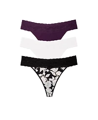 Natori Women's Bliss Perfection One Thong 3-Pack