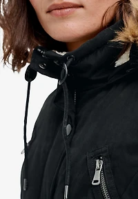 ellos Women's Modern A-Line Parka