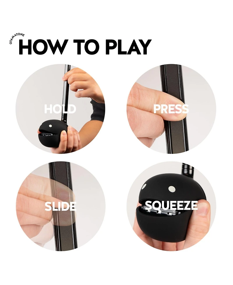 Otamatone Japanese Electronic Musical Toy Portable Music Synthesizer Educational Fun Gift for Children, Teens