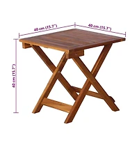 vidaXL Sunlounger With Table Taupe Solid acacia wood and polyester